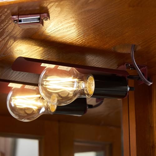 Corner Curio Cabinet with Tempered Glass Shelves, Mirrored Back, Cherry W4820