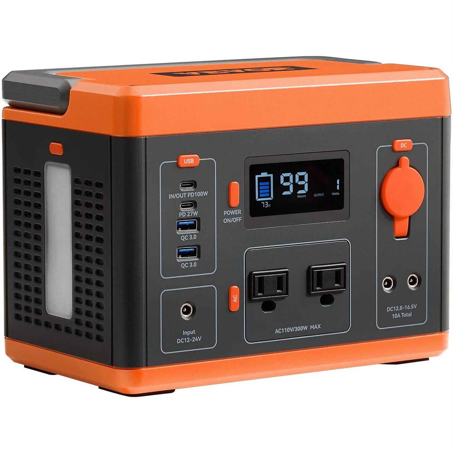 Portable Power Station 296Wh 300w Lithium Battery T174
