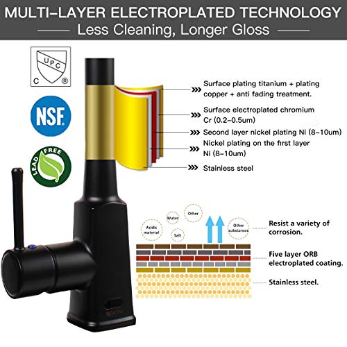Touchless Kitchen Faucet with Pull Down Sprayer Polished Chrome Solid Brass Stainless Steel M738613