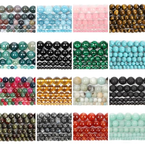 Natural Stone Beads 8mm 44-46pcs M6923