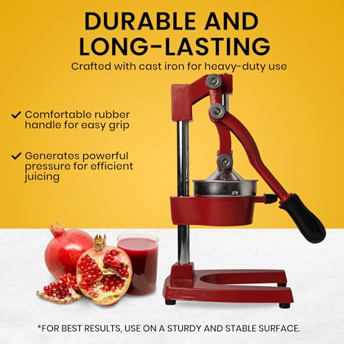 Manual Metal Citrus Juicer Press M416364