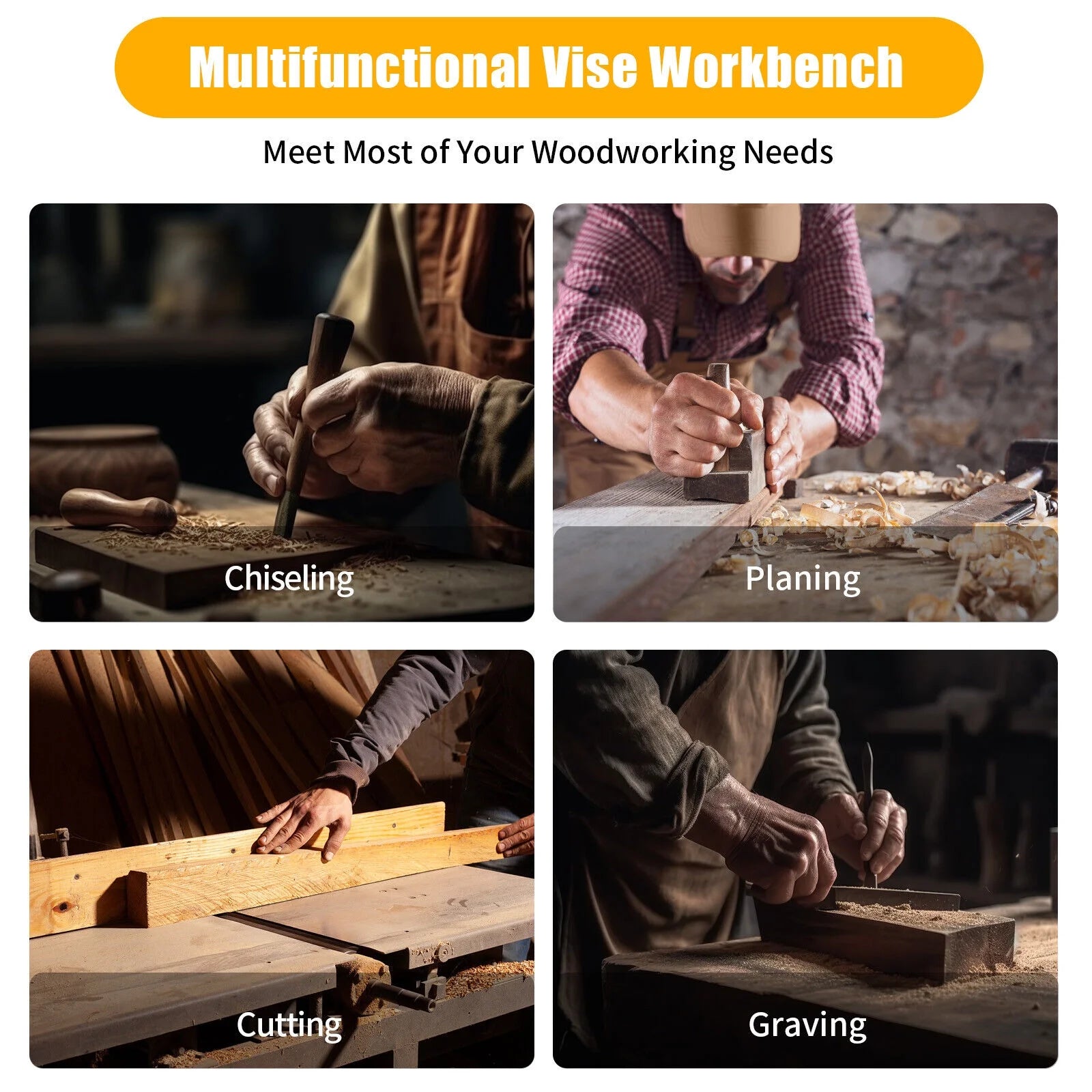 Portable Woodworking Vise G21490