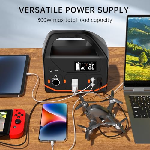 300W 266wh Lithium Portable Power Station with 120V AC Outlet W26577