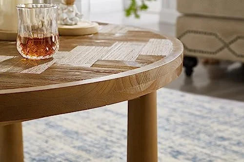 Round Wooden Coffee Table S2433