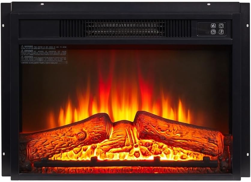 Black 23" Electric Fireplace Insert K11088
