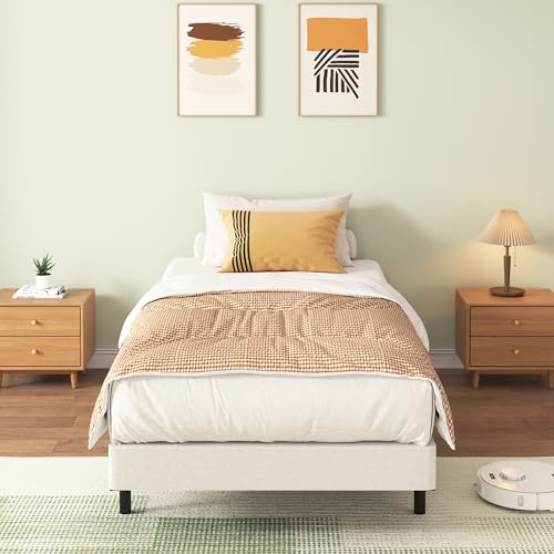 Twin Box Spring with Fabric Cover Set, 5 Inch Twin Size O4003