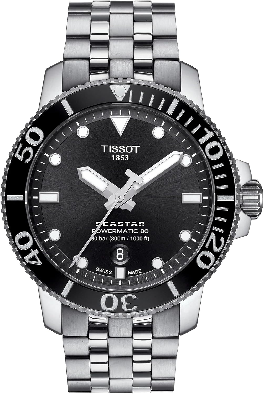 Stainless Steel Casual Watch Grey D9758