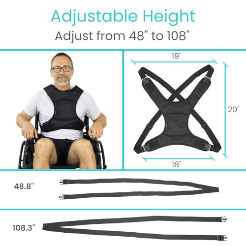 Wheelchair Seat Belt with Adjustable Straps A5352