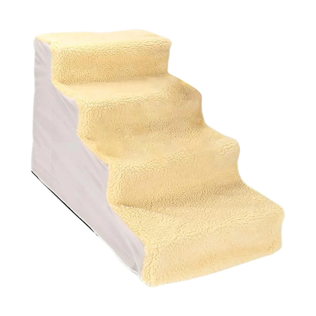 Yellow Non Slip Detachable Washable Pet Stairs V2033