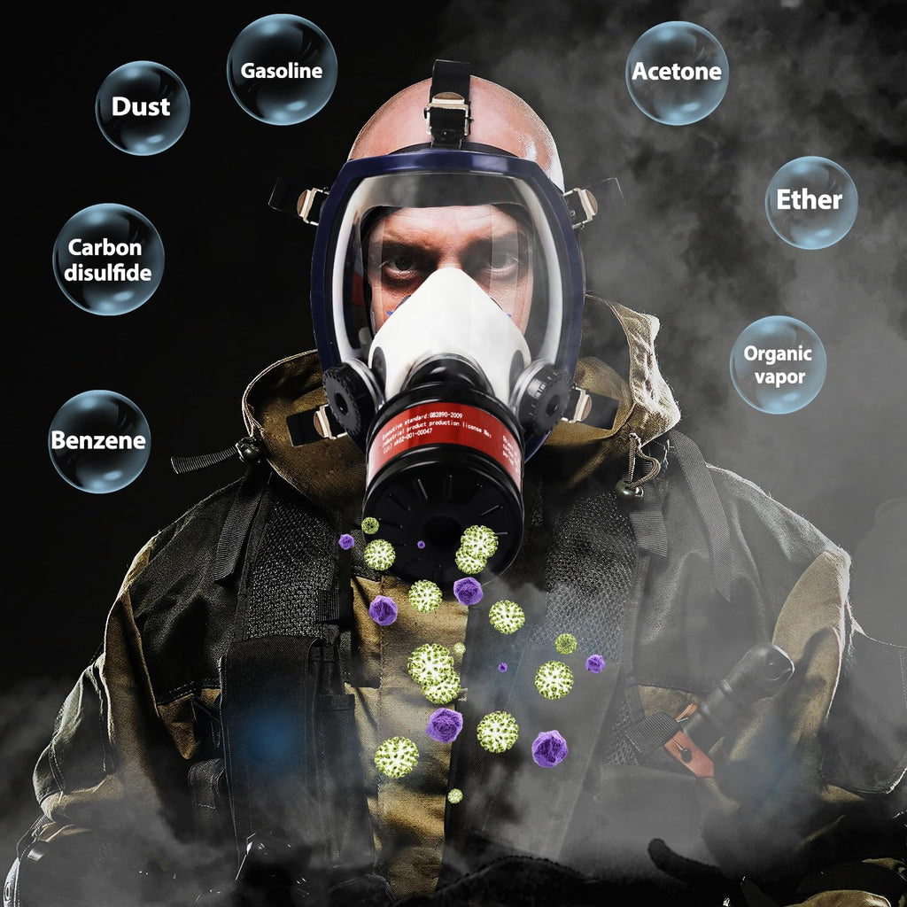 40mm Activated Carbon Filter Tactical Respirator Mask Z777511