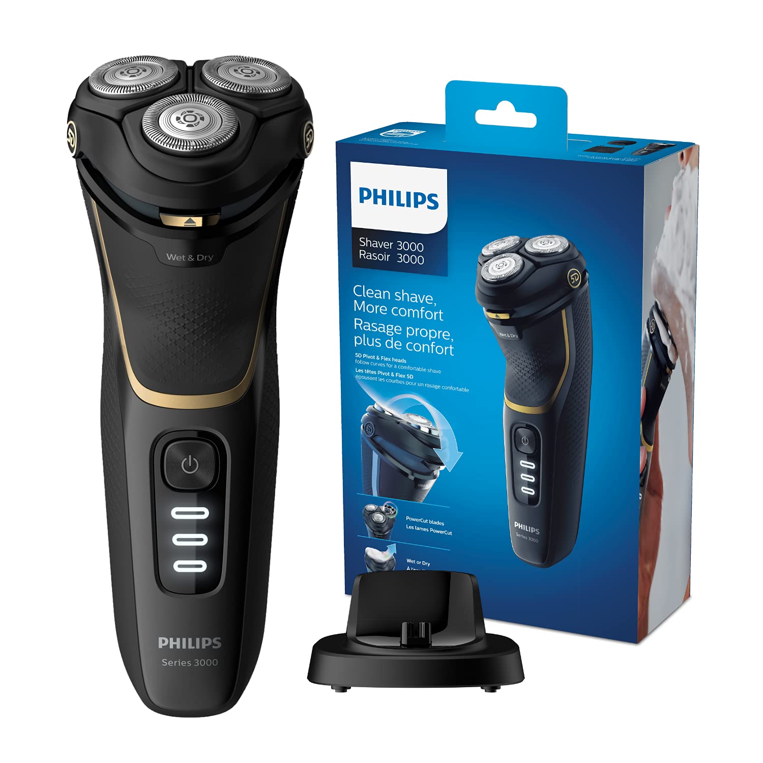 Black Electric Shaver A840