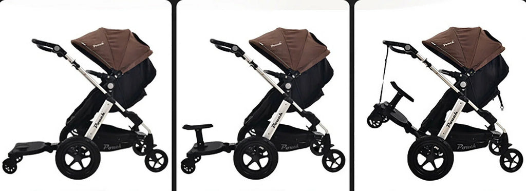 2-in-1 Stroller Ride Board with Detachable Seat and Standing Platform D604