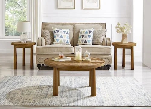 Round Wooden Coffee Table S2433
