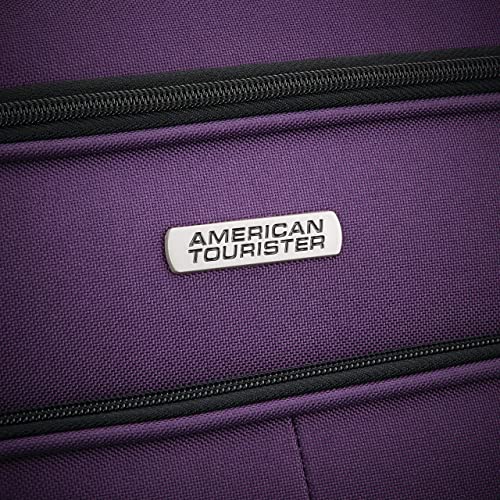 Purple 3-Piece Softside Luggage Set with Spinner Wheels (21/25/29) Z503
