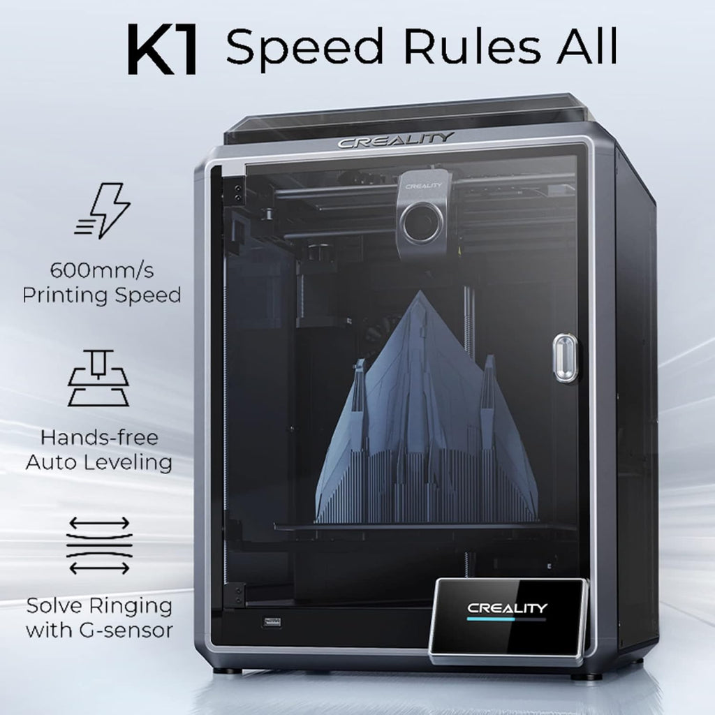 3D Printer 600mm/s High Speed with 4.3'' Color Touchscreen Dual-Gear Direct Extruder 220 * 220 * 250mm C758