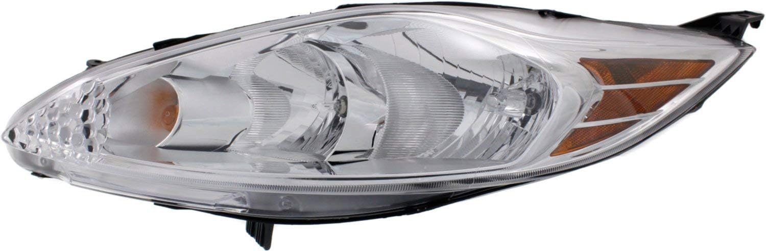Headlight Set of 2 Clear Lens Halogen Composite Z103309
