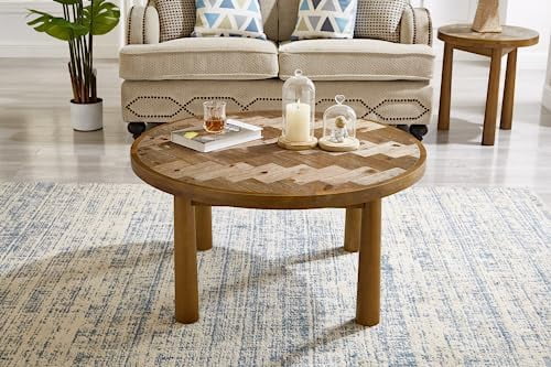 Round Wooden Coffee Table S2433