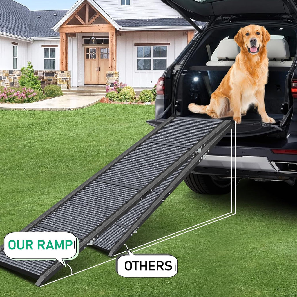19.7" Wide 67" Long Folding Large Dog Ramp with Non-Slip Surface G630260