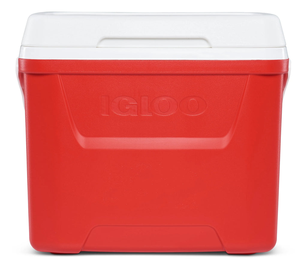 Red 28 QT Ice Chest Cooler B64953