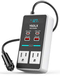 300W DC 12V to 110V AC Car Power Inverter with USB-C & USB-A E110