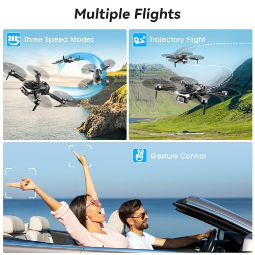 1080P HD Camera Brushless Motor Drone with 3 Batteries P590