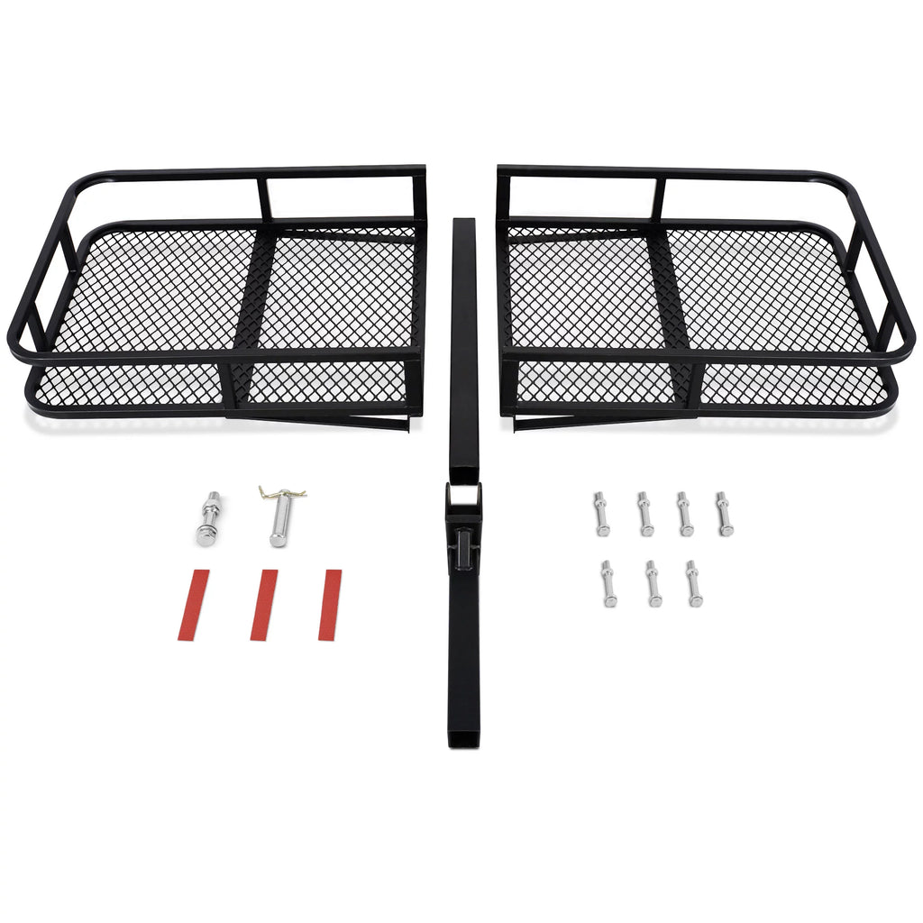 60" Folding Cargo Carrier Luggage Basket L904