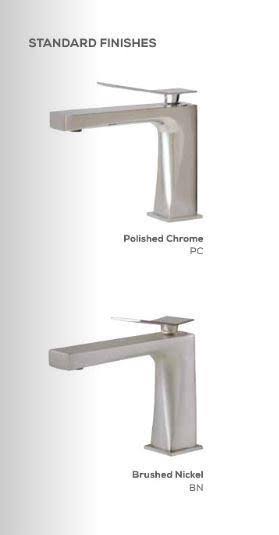 Single-Hole Lavatory Faucet - Polished Chrome D753