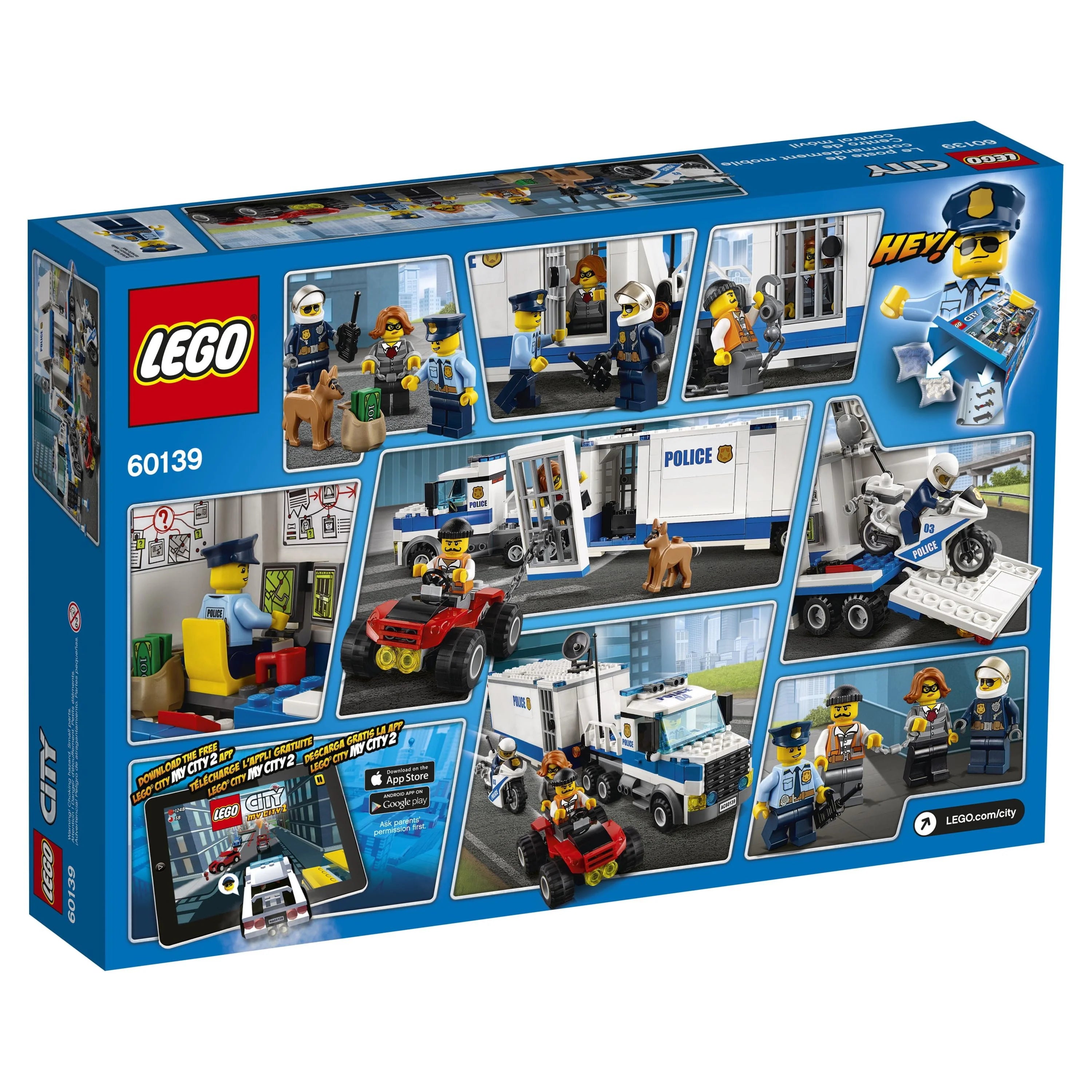 LEGO City Police Mobile Command Center 374 Pieces Z501851