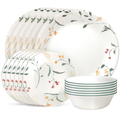 18-Piece Triple Layer Glass Dinnerware Set U73023