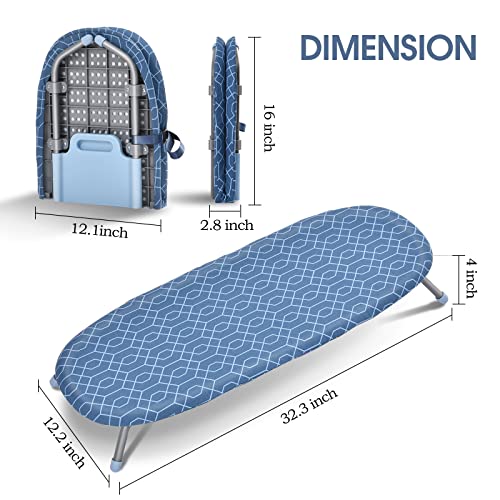 Foldable Ironing Board with 2 Heat Resistant Covers A2506