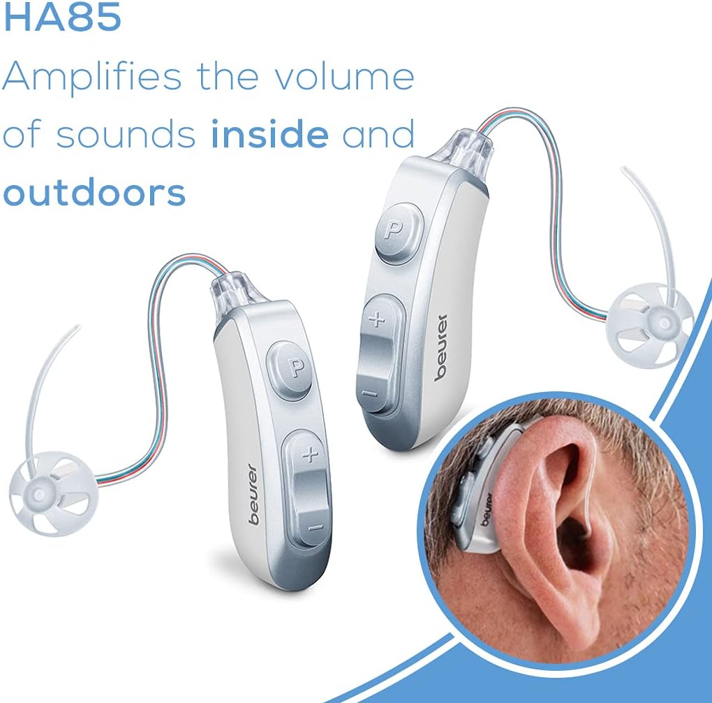 Grey Digital Discrete Hearing Amplifier, 8 Attachments Y730
