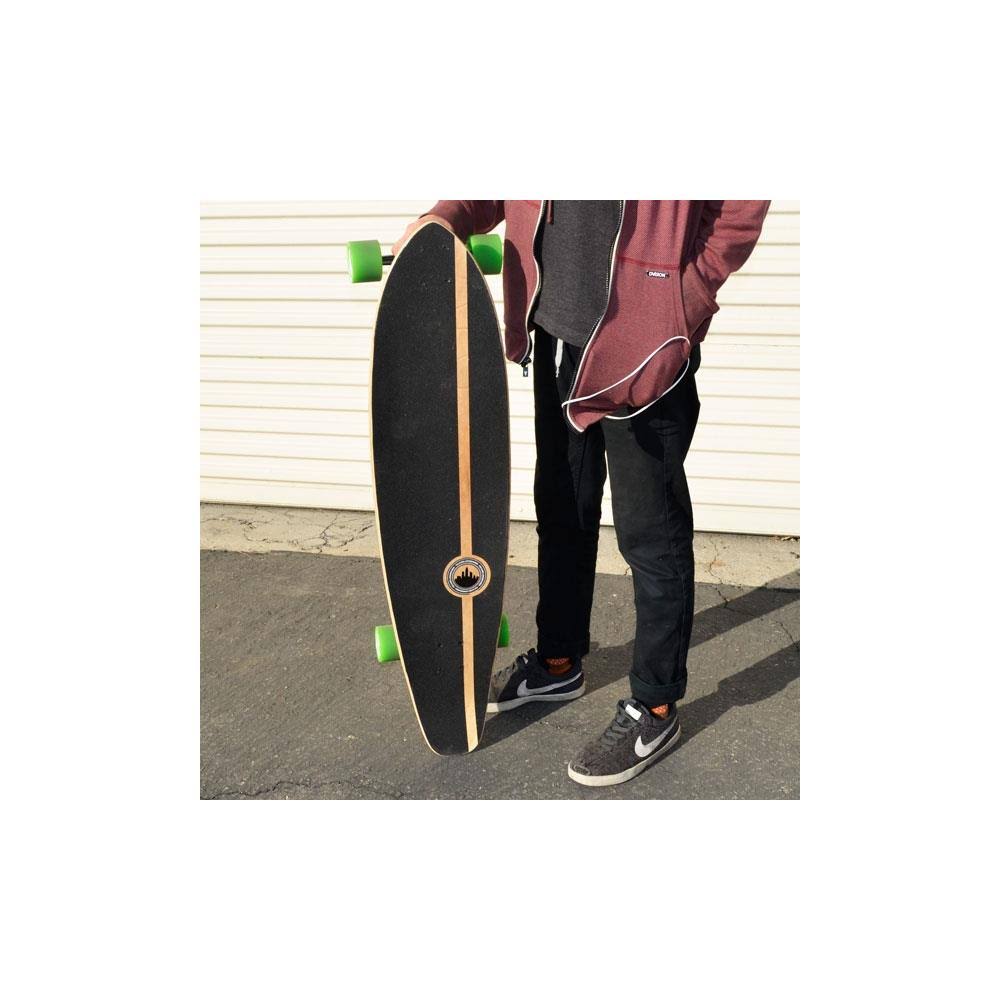 Black Digital Wave Longboard Complete Y31023