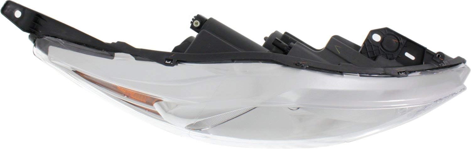 Headlight Set of 2 Clear Lens Halogen Composite Z103309