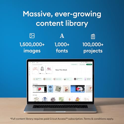 Smart Cutting Machine with Smart Vinyl, Cardstock, Transfer Tape, Iron On HTV, Mat, Pens, Tool Kit E557741