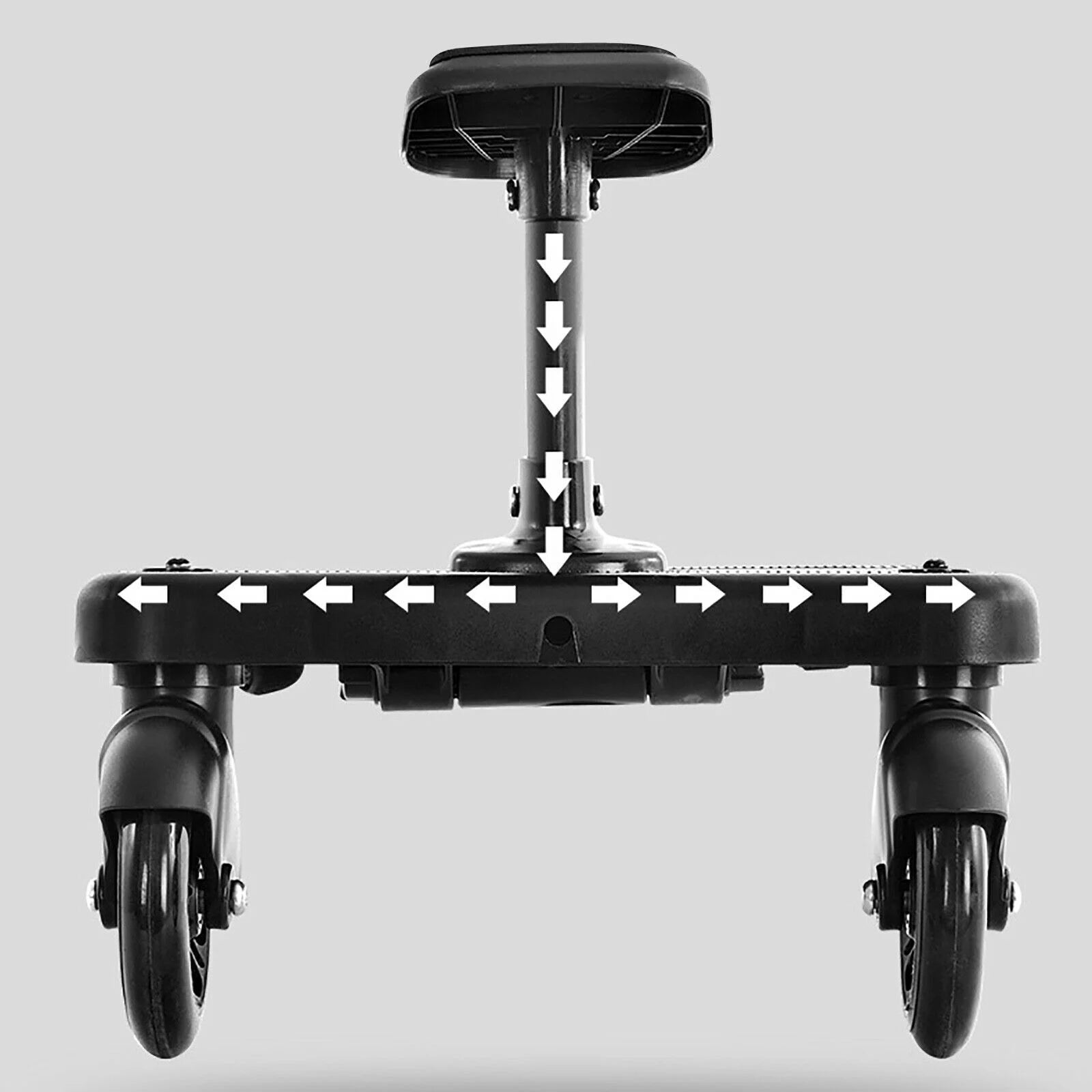 2-in-1 Stroller Ride Board with Detachable Seat and Standing Platform D604
