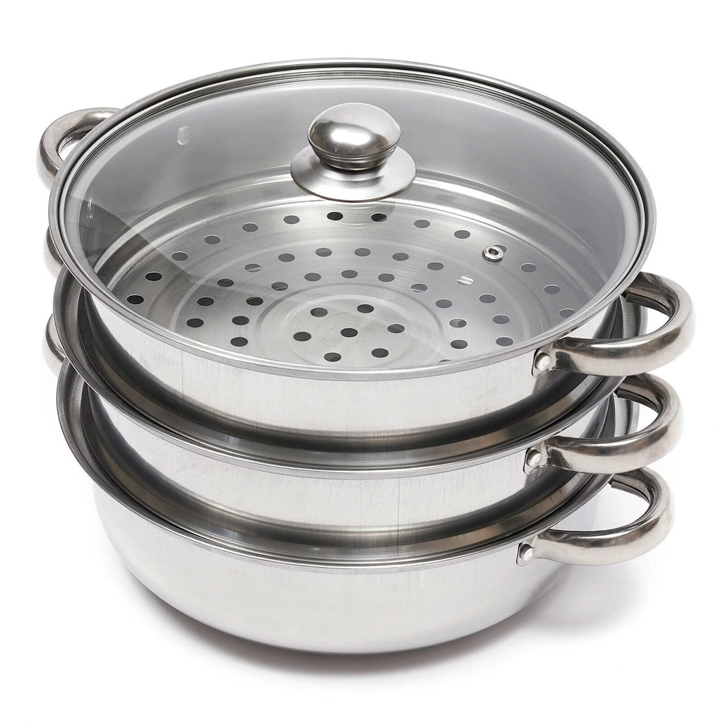 3 Tier Food Steamer with Lid R97378
