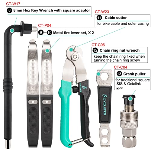 27 Piece Bike Tool Kit With Storage Case Y1681
