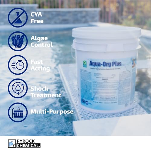 65% Granular Cal Hypo Swimming Pool Shock - 100 Pound Pail W44738