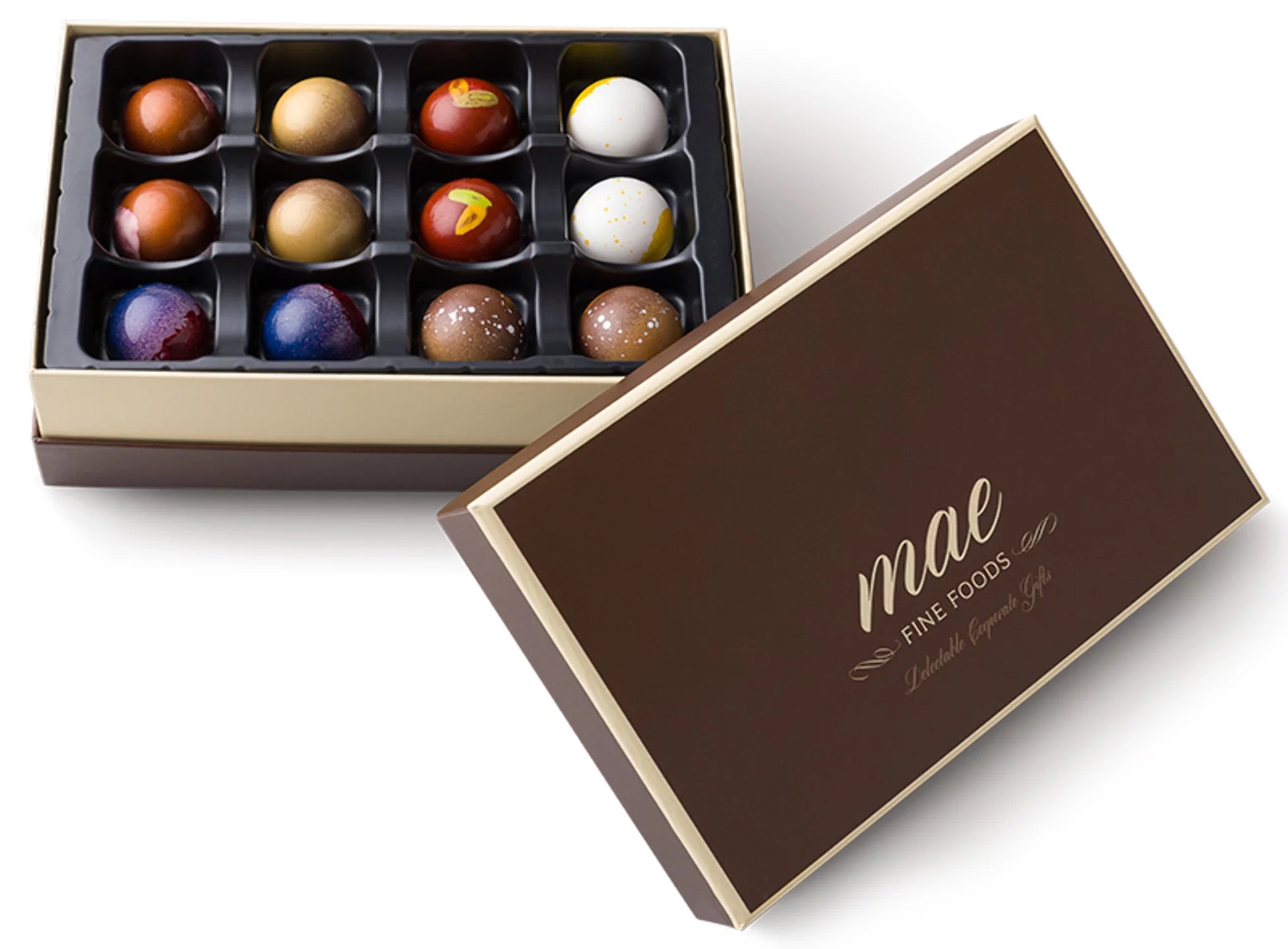 12 Classic Gourmet Chocolate Bonbons W58348