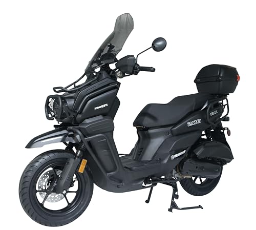 Black 200cc Scooter with 13 inch Wheels O104075