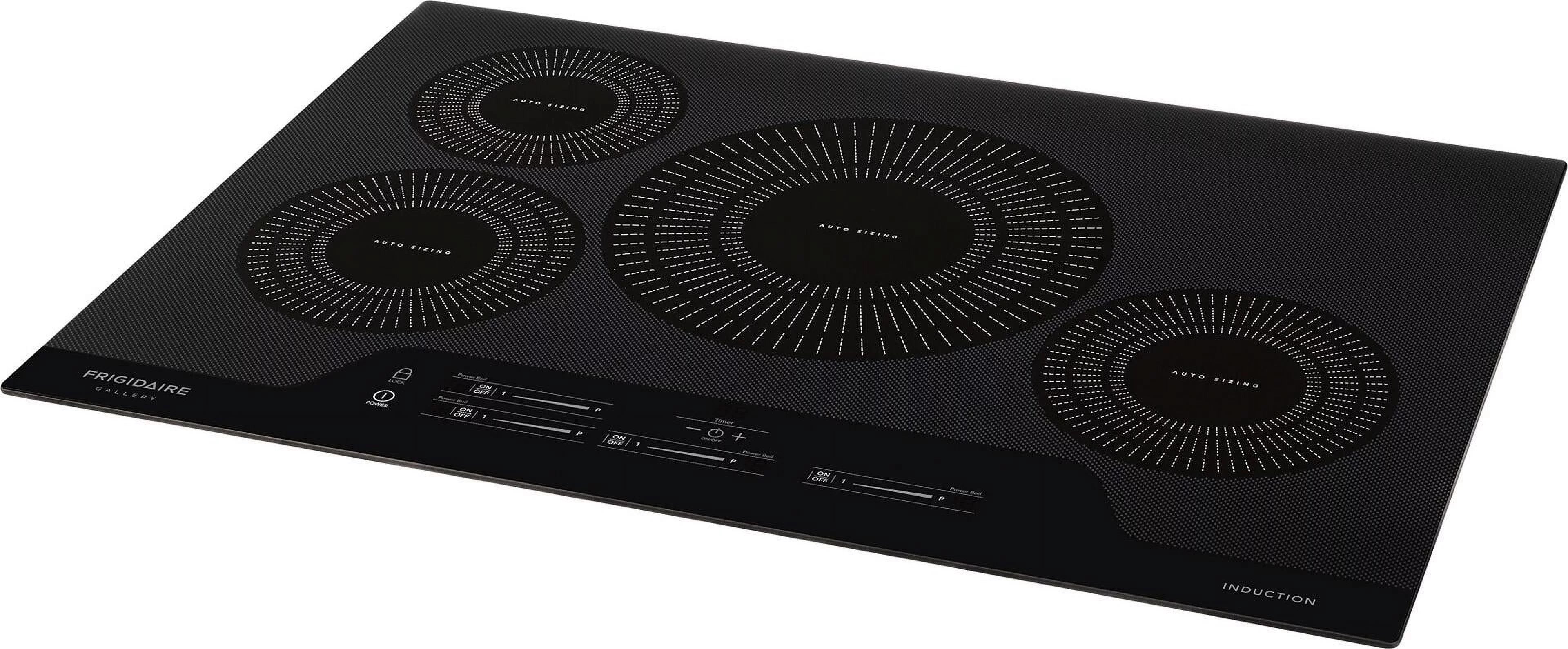 30 Induction Cooktop with 4 Elements in Black W35224