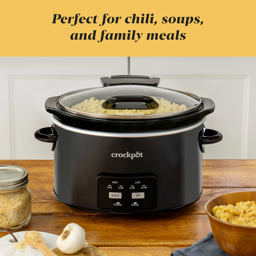 4.5-Quart Black Slow Cooker G764