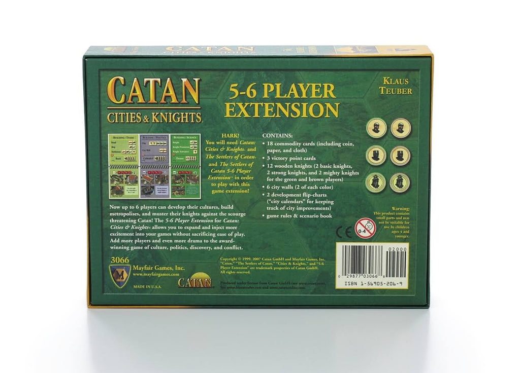 Catan Cities & Knights 5-6 Player Extension B288