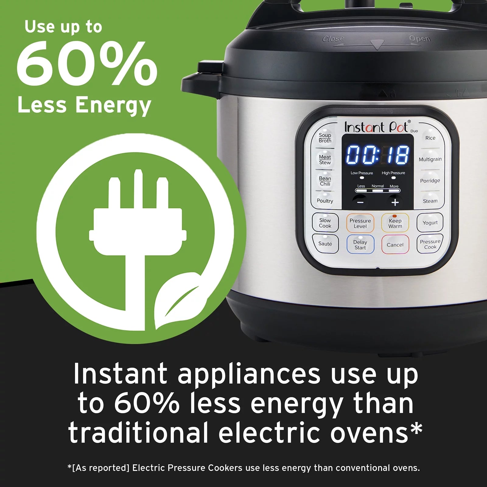 7-in-1 Electric Pressure Cooker, Stainless Steel, 8 Quart G53546