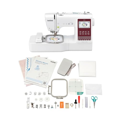 Computerized Sewing and Embroidery Machine with 4 x 4-inch Embroidery Area F8279