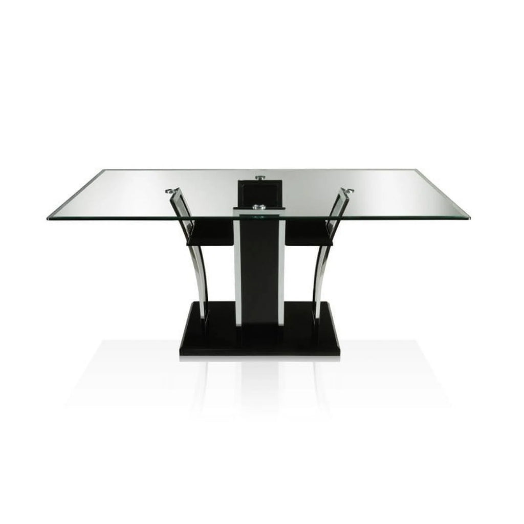 Black Glass Top Dining Table P758826