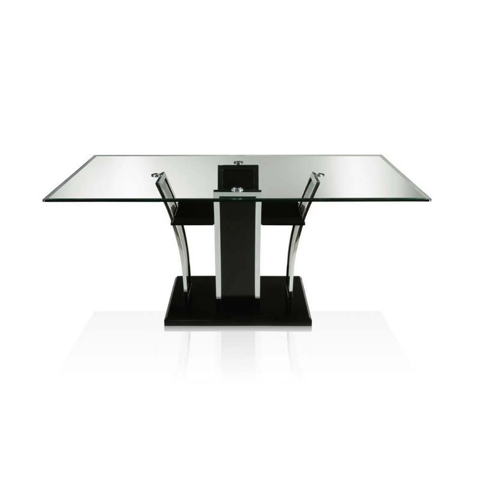 Black Glass Top Dining Table P758826
