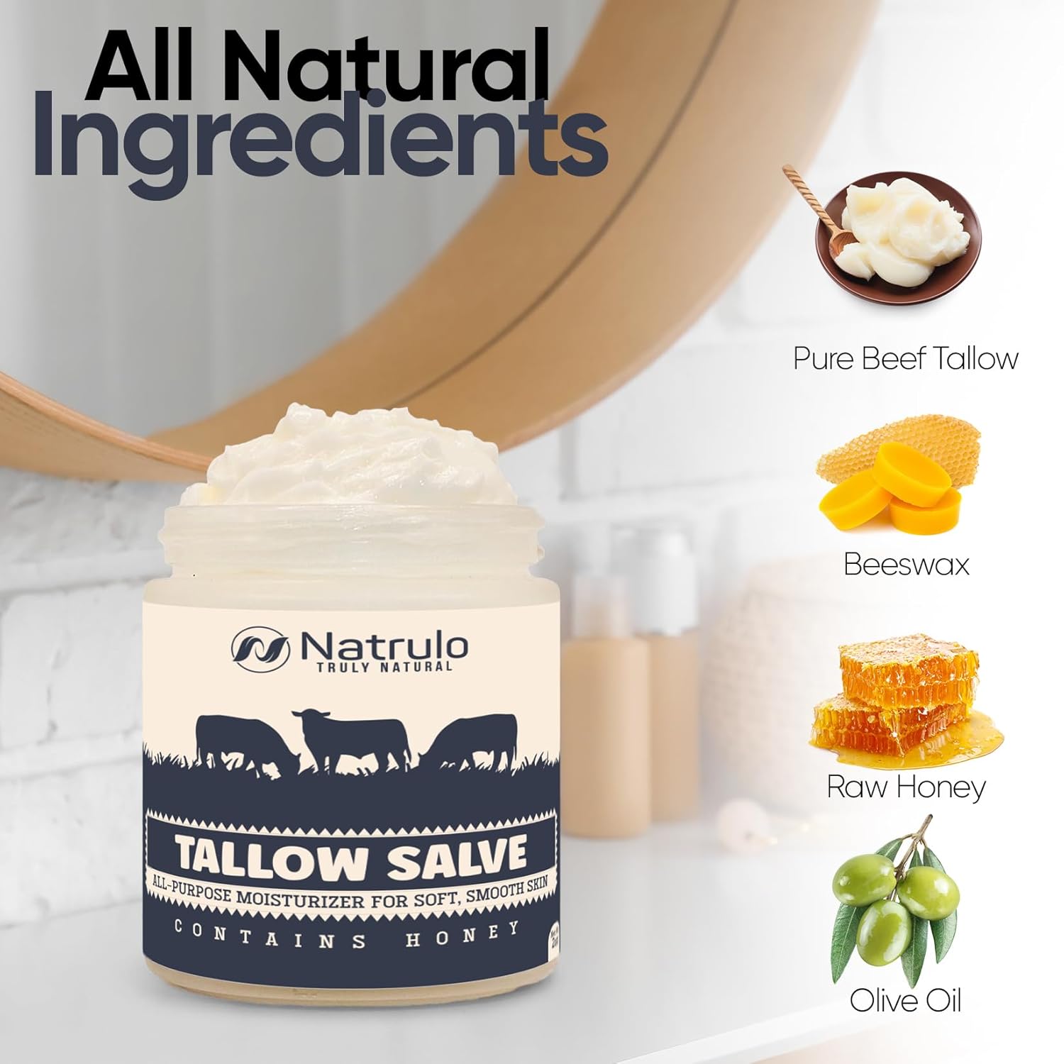 Beef Tallow & Honey All Purpose Balm O411656