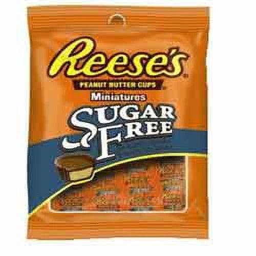 Sugar-Free Milk Chocolate Peanut Butter Candy, 3 Ounce Bag (Pack of 12) D327