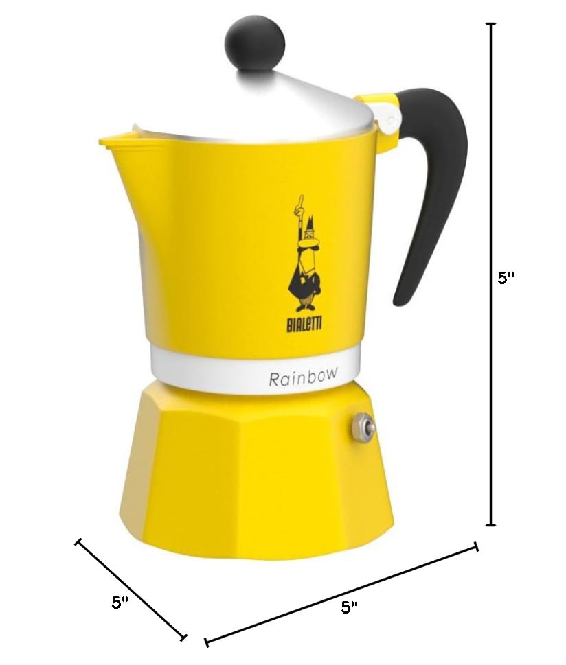 Green Aluminium Moka Pot 3 Cups M192072